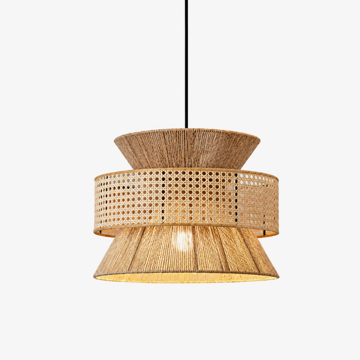 Reed Woven Rattan Pendant Light