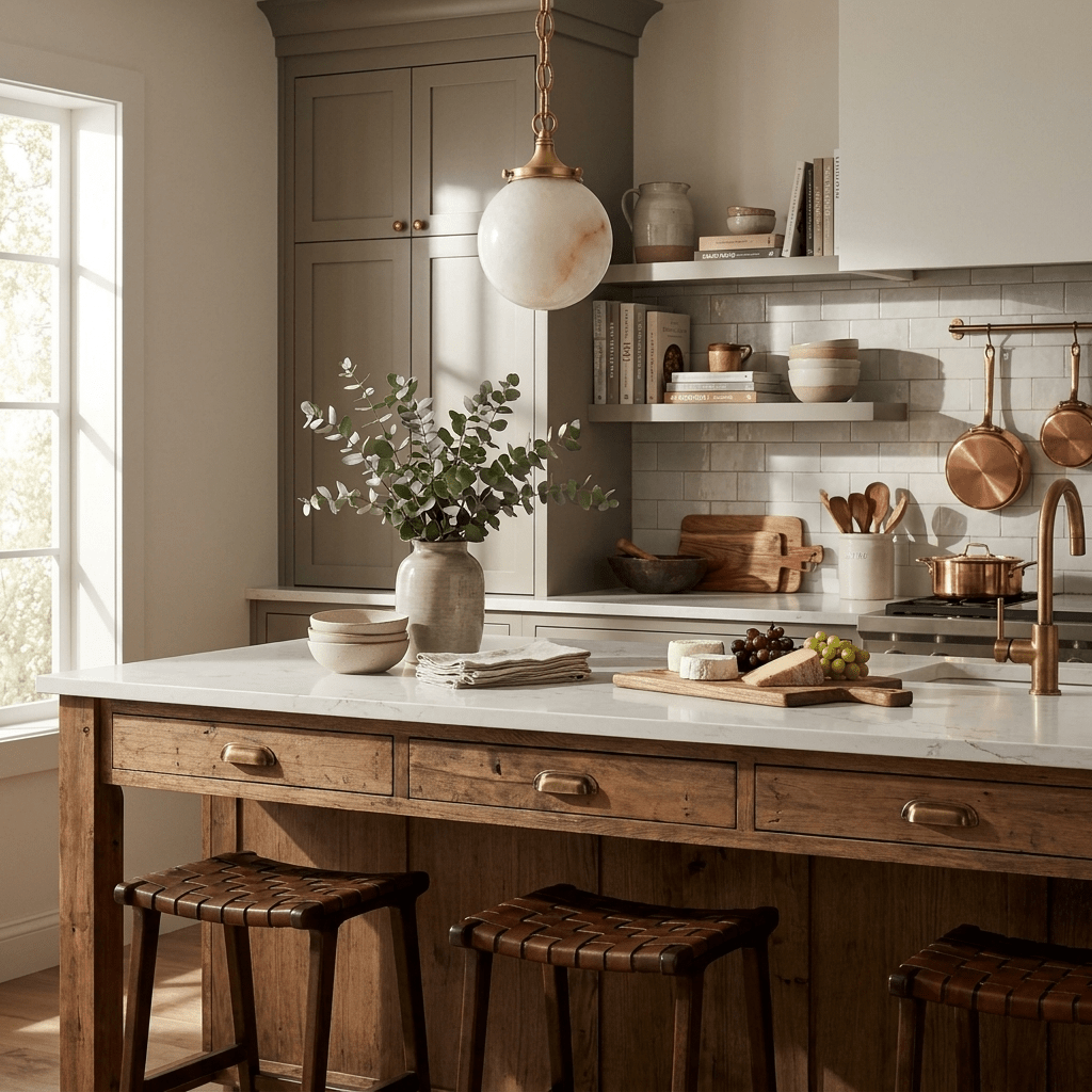 una Alabaster Globe Pendant Light