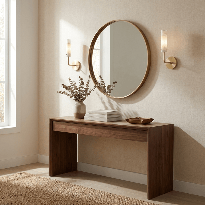 Aurelia Alabaster Wall Sconce