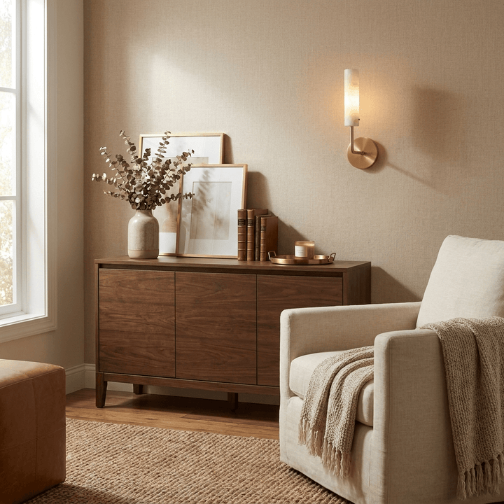 Aurelia Alabaster Wall Sconce