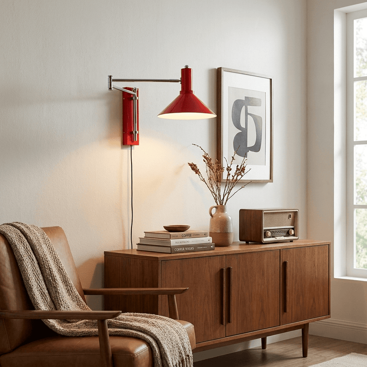 Cone Swing Arm Plug-in Wall Sconce - Vakkerlight