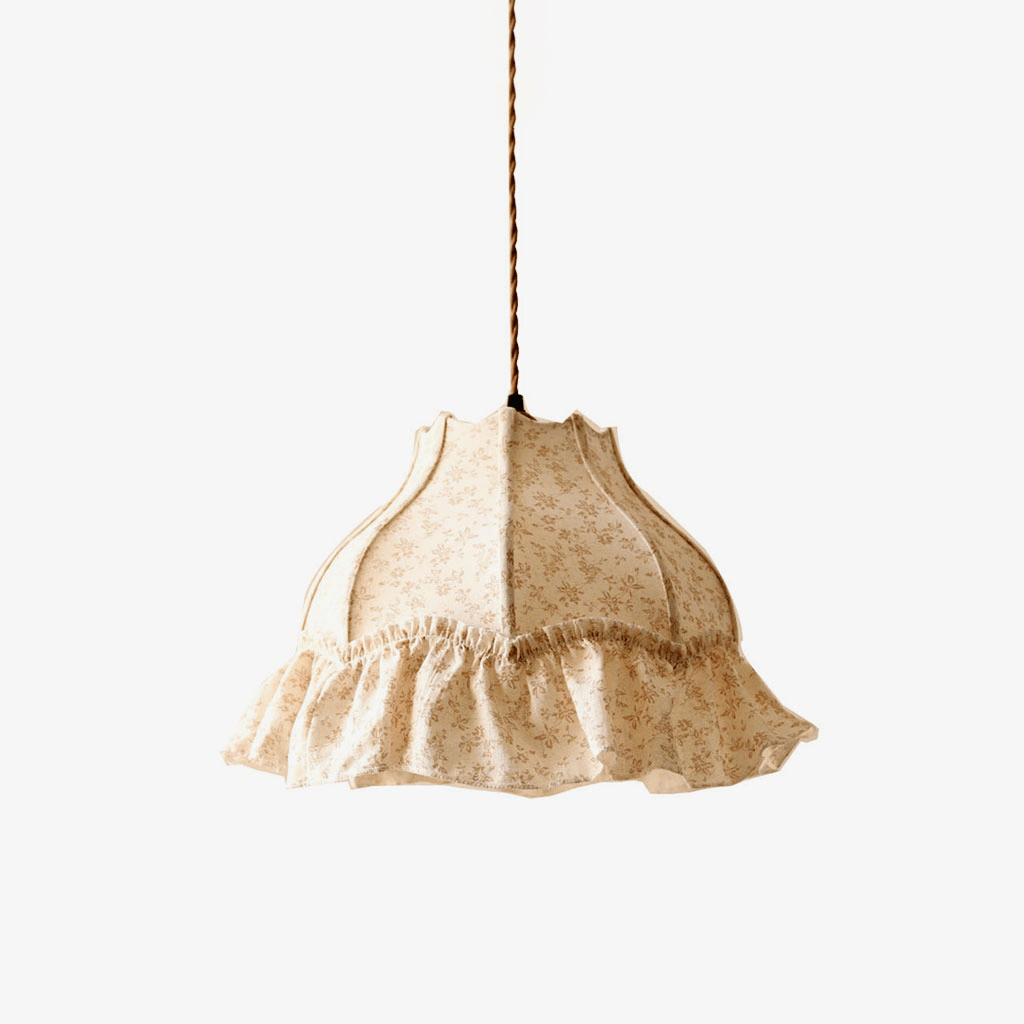 Posy Ruffled Floral Pendant Light