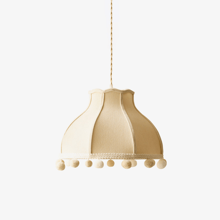 Clover Pom-Pom Trim Pendant Light - Vakkerlight