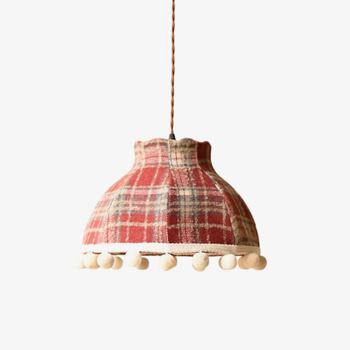 Bramble Check Pendant Light
