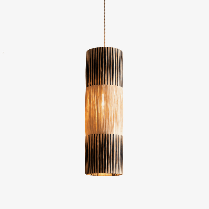 Reed Woven Raffia Pendant Lamp