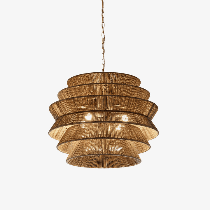 Ripple Tiered Rope Chandelier