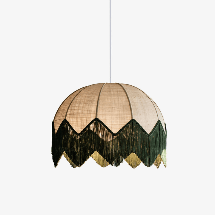 Marsh Raffia Fringe Pendant Lamp - Vakkerlight