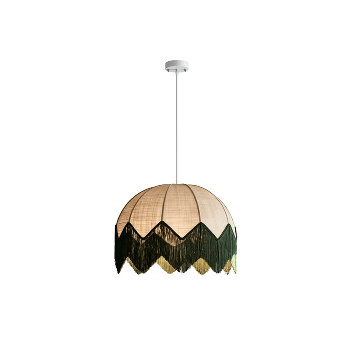 Marsh Raffia Fringe Pendant Lamp - Vakkerlight
