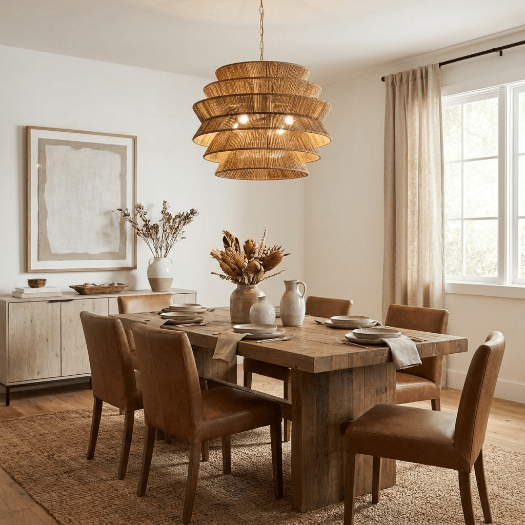 Ripple Tiered Rope Chandelier