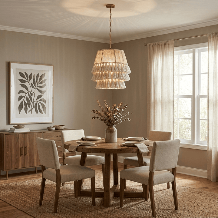 Cascade Tasseled Rope Pendant Lamp - Vakkerlight
