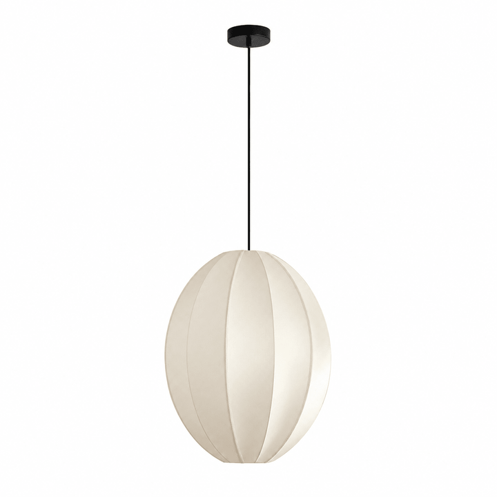 Calabash Ribbed Fabric Pendant Lamp