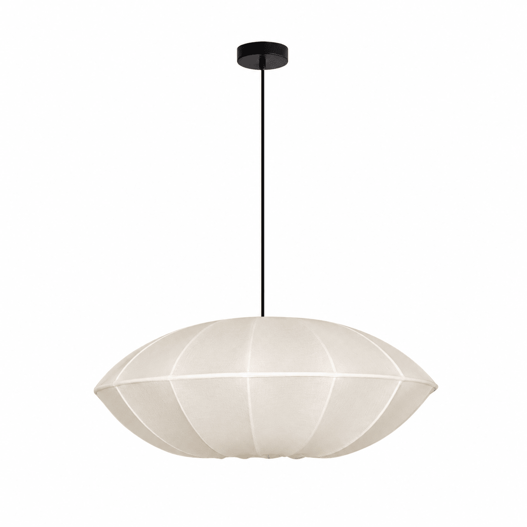 Calabash Ribbed Fabric Pendant Lamp