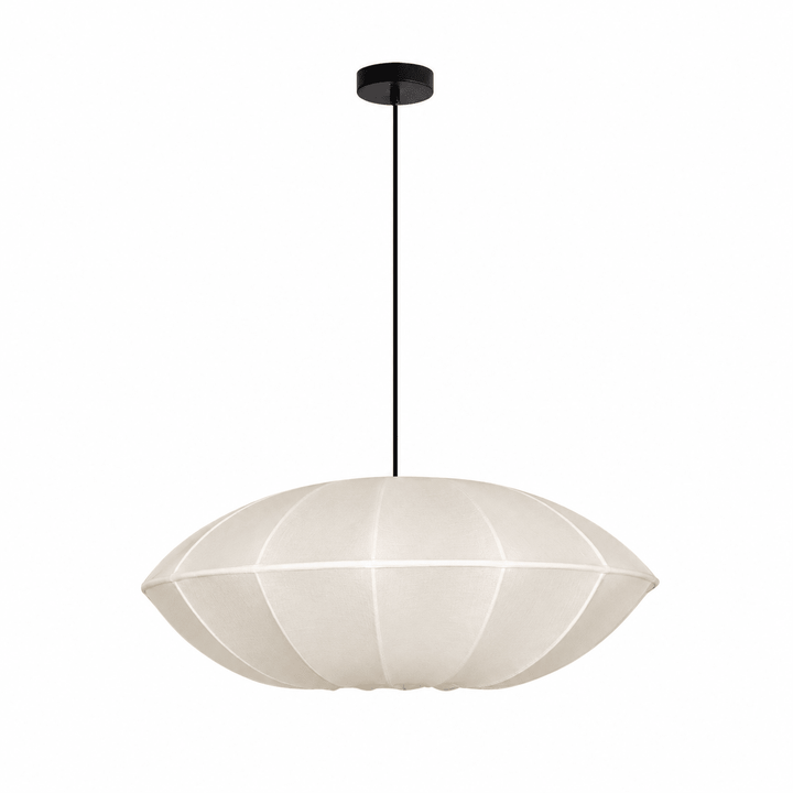 Calabash Ribbed Fabric Pendant Lamp