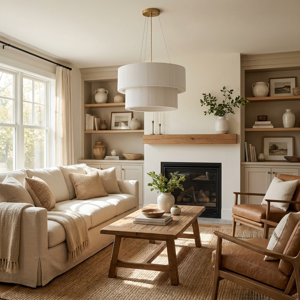 Cirrus Corded Cotton Pendant Lamp