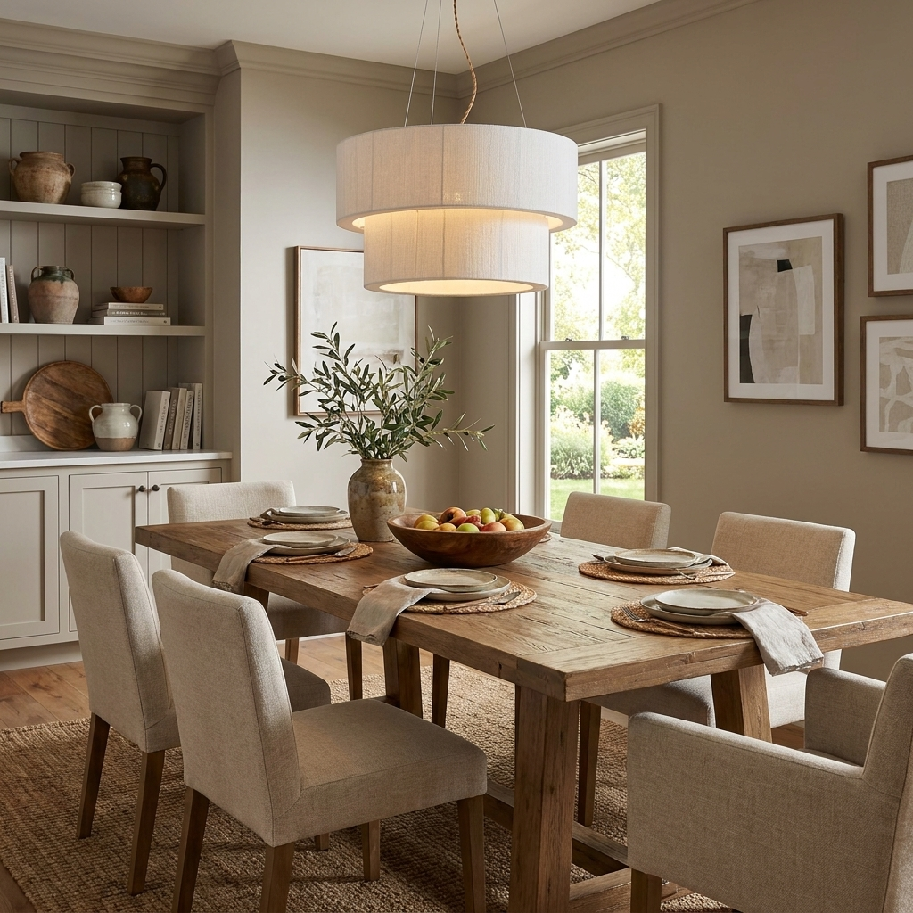 Cirrus Corded Cotton Pendant Lamp