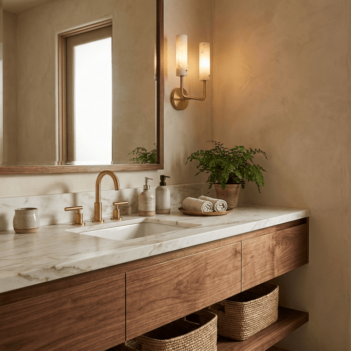 Aurelia Alabaster Wall Sconce - Vakkerlight