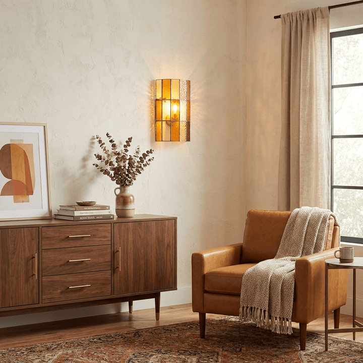Spectra Faceted Glass Wall Sconce - Vakkerlight
