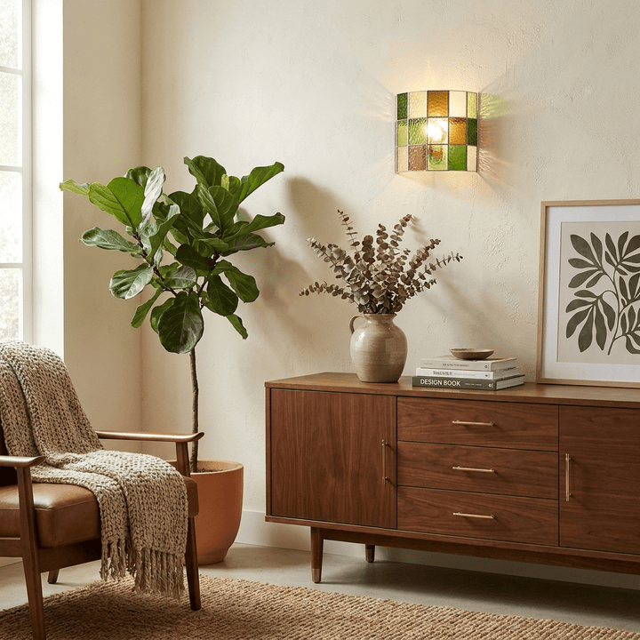 Spectra Faceted Glass Wall Sconce - Vakkerlight