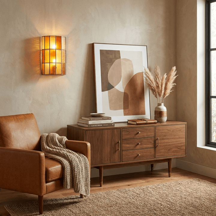 Spectra Faceted Glass Wall Sconce - Vakkerlight
