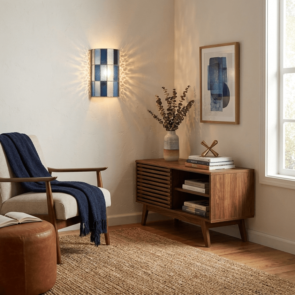 Spectra Faceted Glass Wall Sconce - Vakkerlight