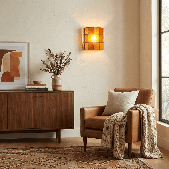 Spectra Faceted Glass Wall Sconce - Vakkerlight
