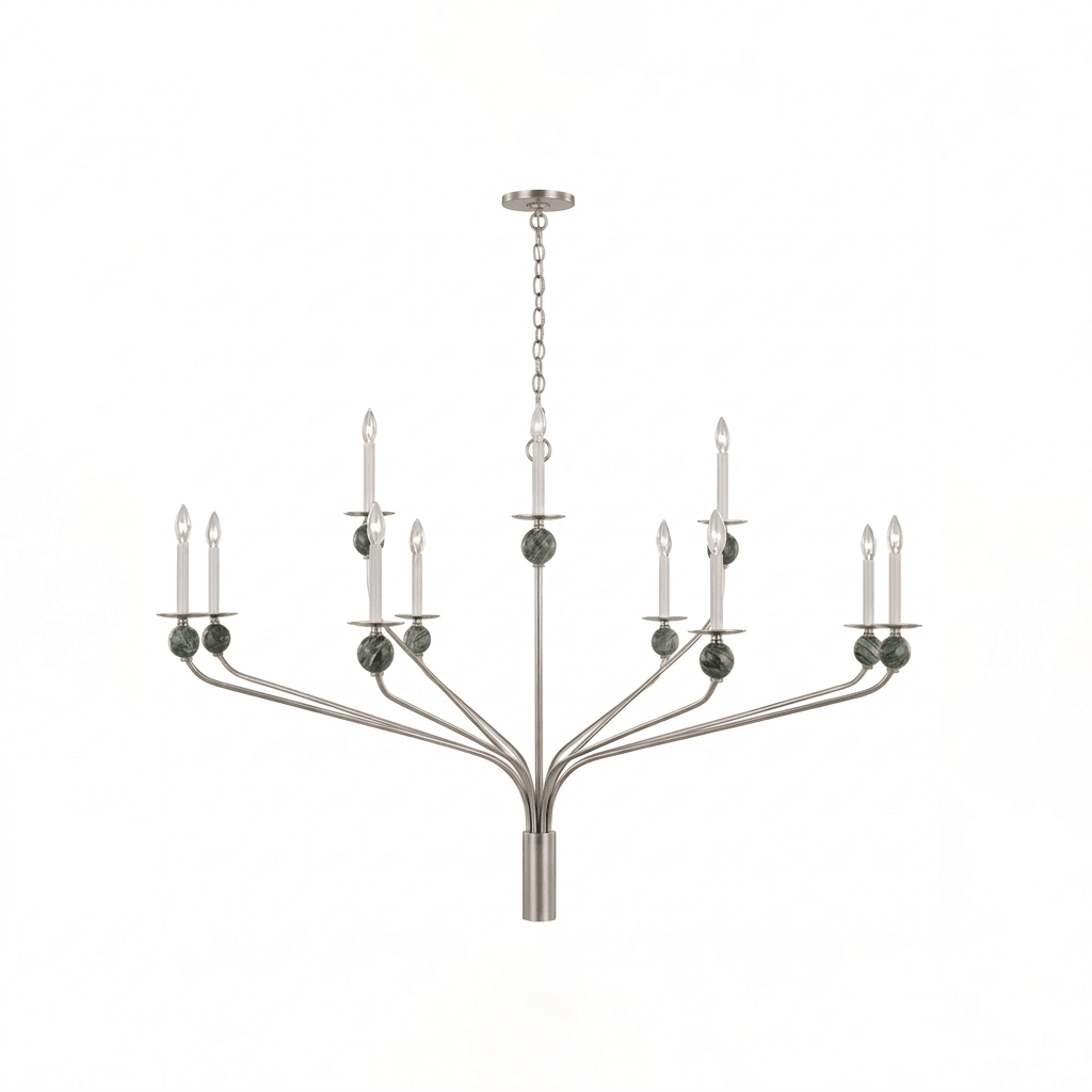 Laurel Branching Brass Chandelier - Vakkerlight