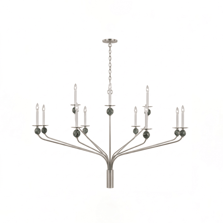 Laurel Branching Brass Chandelier - Vakkerlight