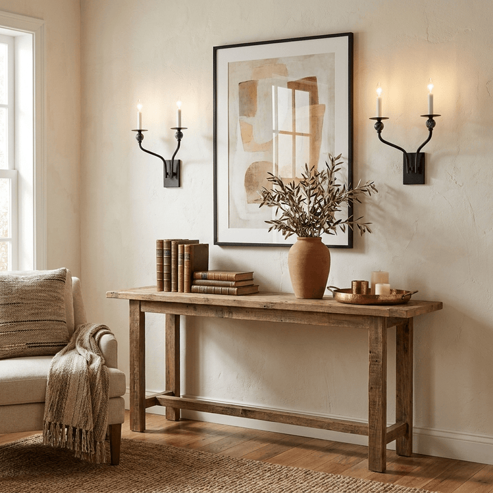 Laurel Branching Brass Sconce - Vakkerlight