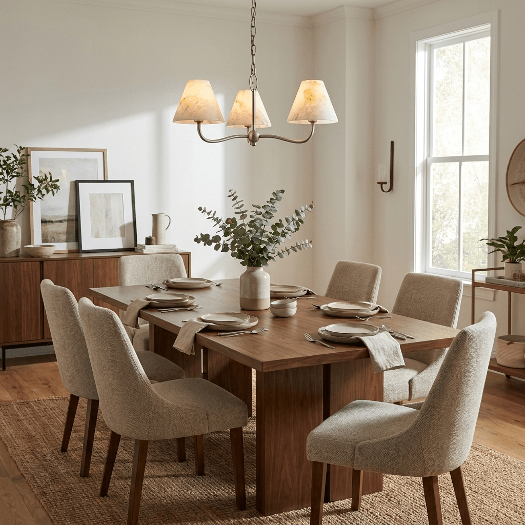 Fenwick Alabaster Cone Chandelier - Vakkerlight