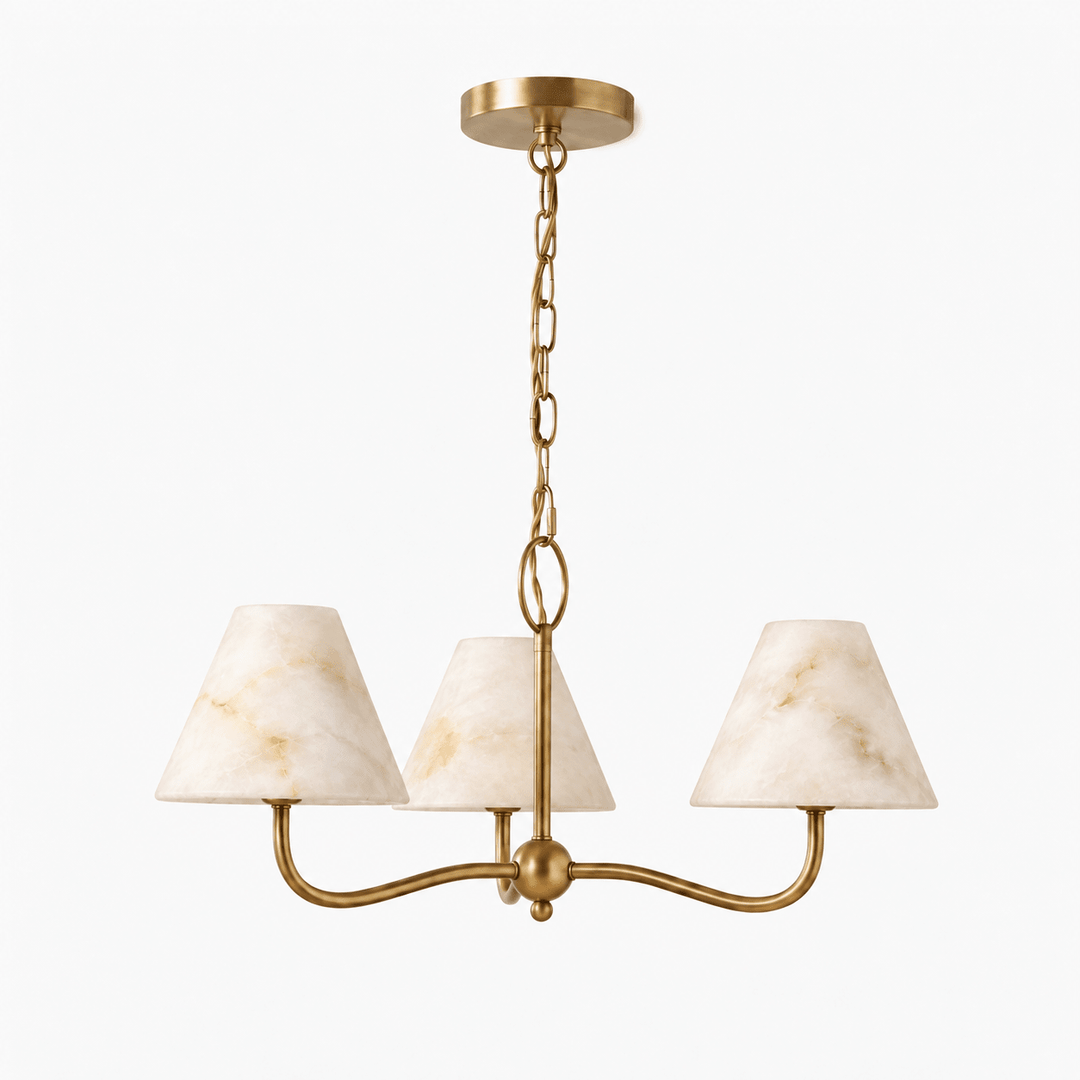 Fenwick Alabaster Cone Chandelier - Vakkerlight