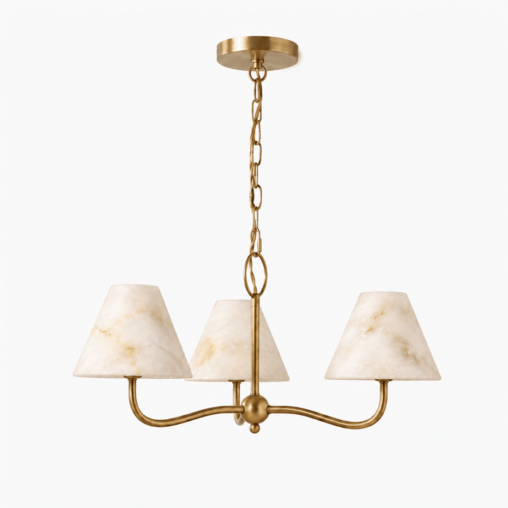 Fenwick Alabaster Cone Chandelier - Vakkerlight