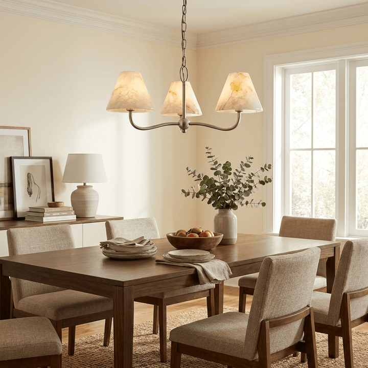 Fenwick Alabaster Cone Chandelier - Vakkerlight