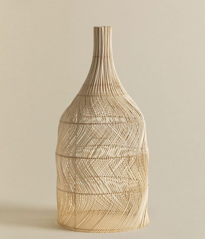 Amphora Woven Rattan Pendant Lamp – detail 10