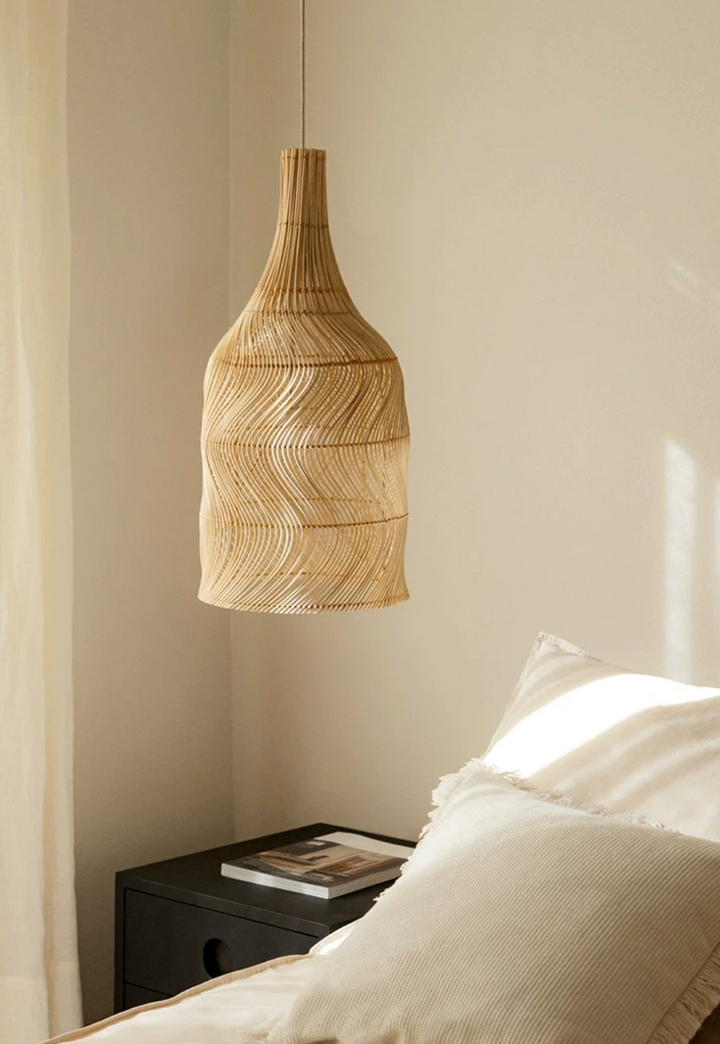 Amphora Woven Rattan Pendant Lamp – detail 8