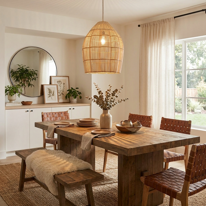 Hive Woven Rattan Pendant Lamp – detail 3