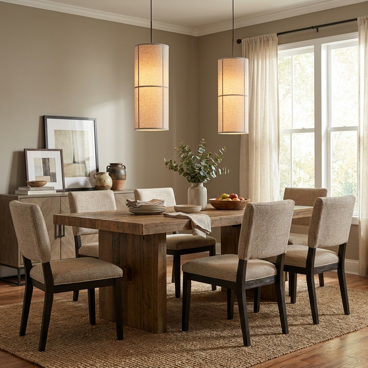 Column Fabric Pendant Lamp – detail 2