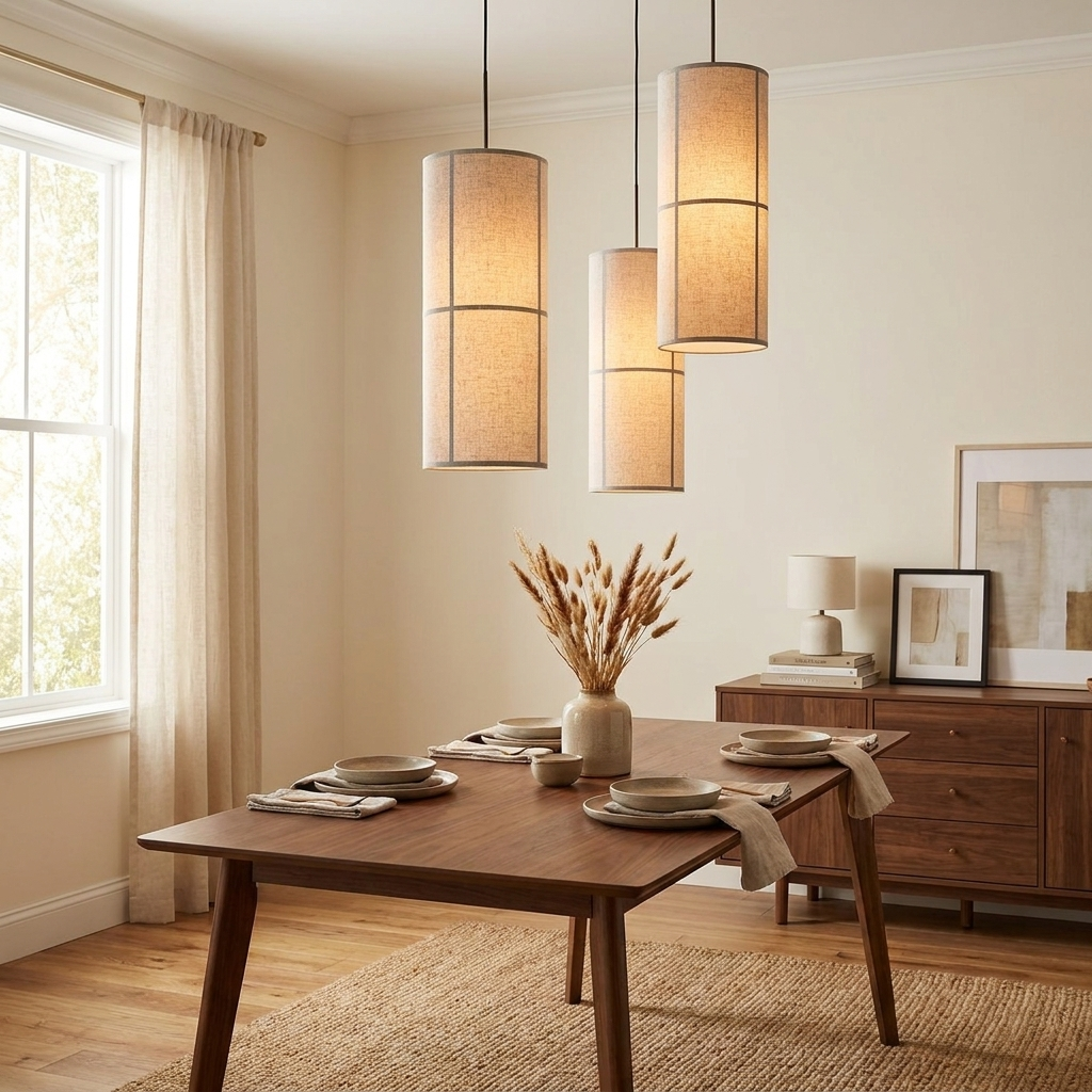 Column Fabric Pendant Lamp – detail 14