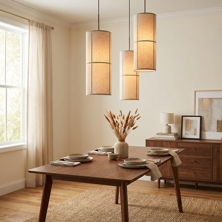 Column Fabric Pendant Lamp – detail 14
