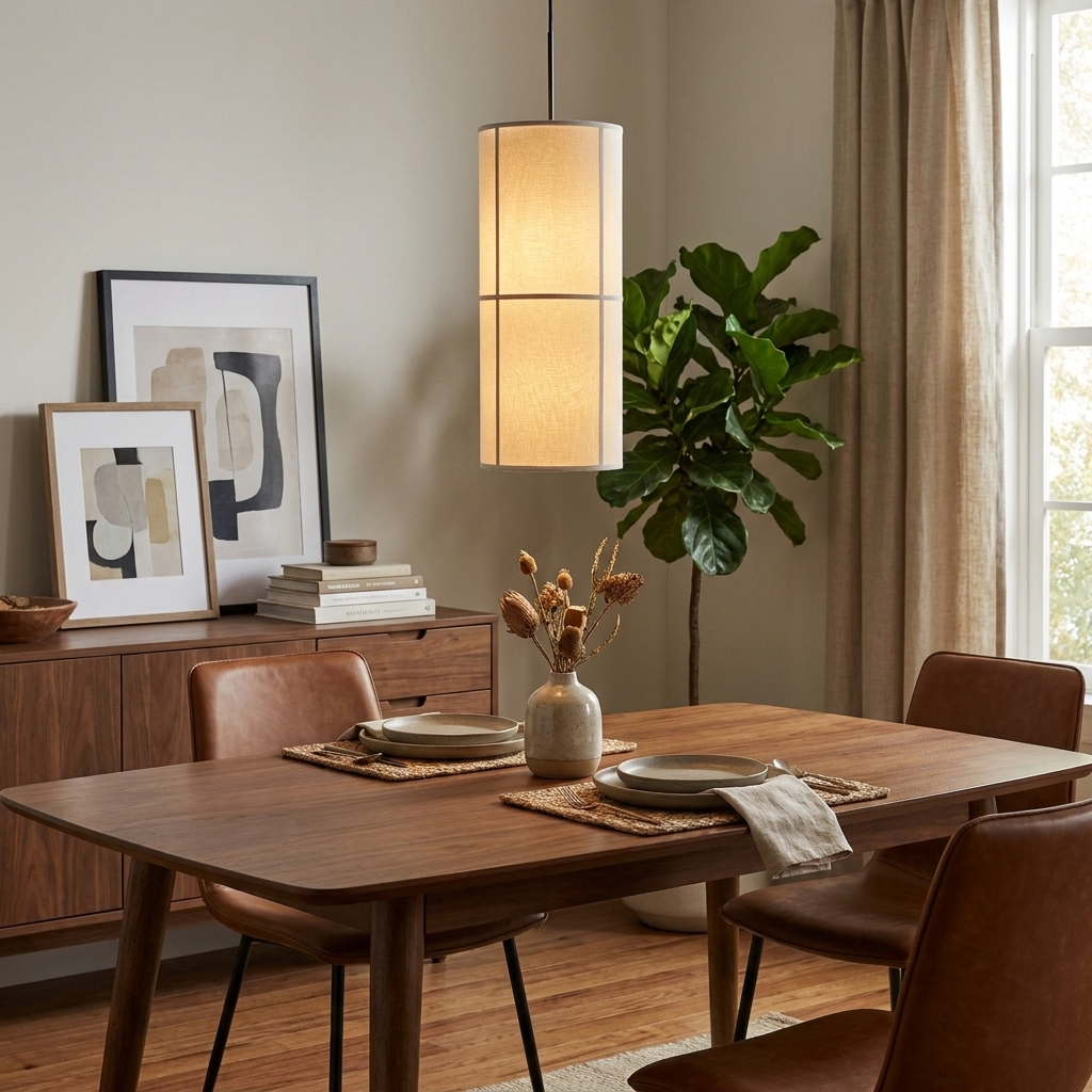 Column Fabric Pendant Lamp – detail 3