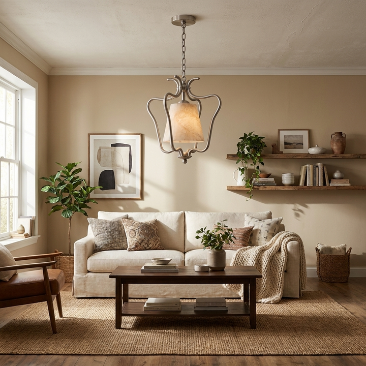 Filigree Alabaster Lantern Pendant Lamp