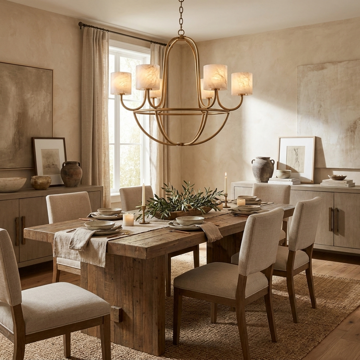 Chalice Alabaster Chandelier