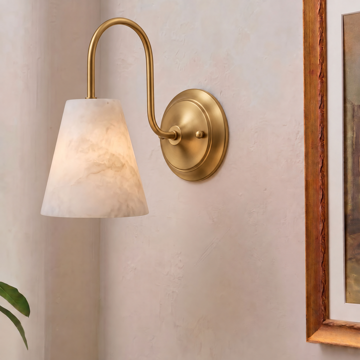 Heron Alabaster Wall Sconce