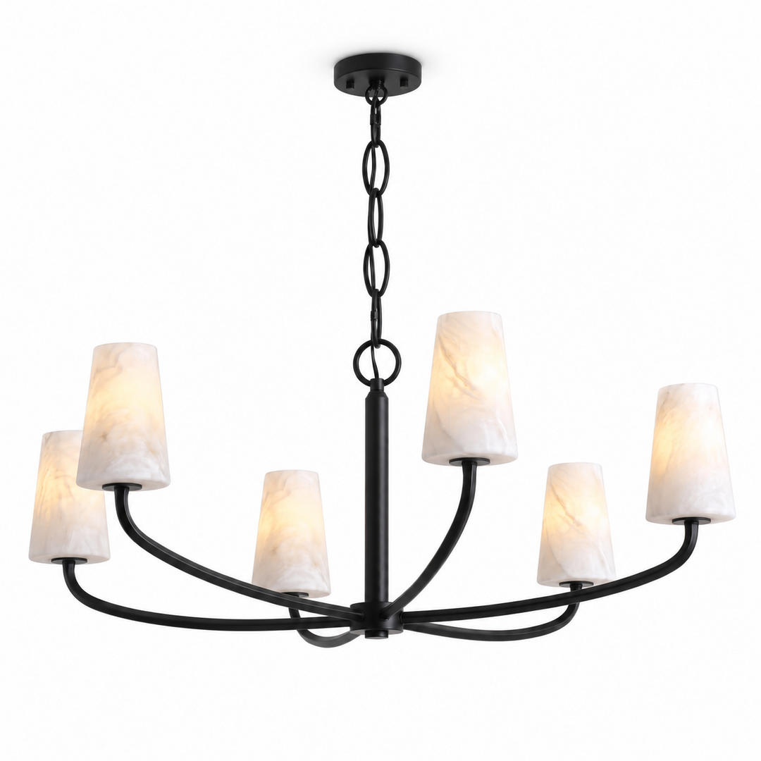 Osier Alabaster Chandelier