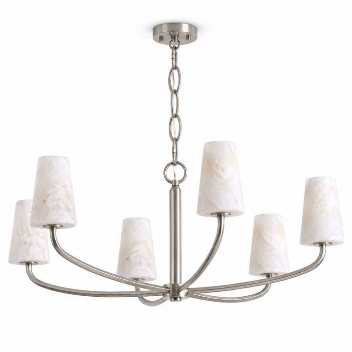 Osier Alabaster Chandelier