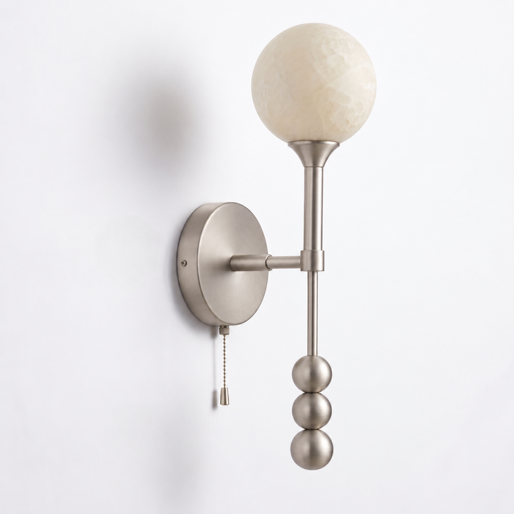 Abacus Alabaster Wall Sconce