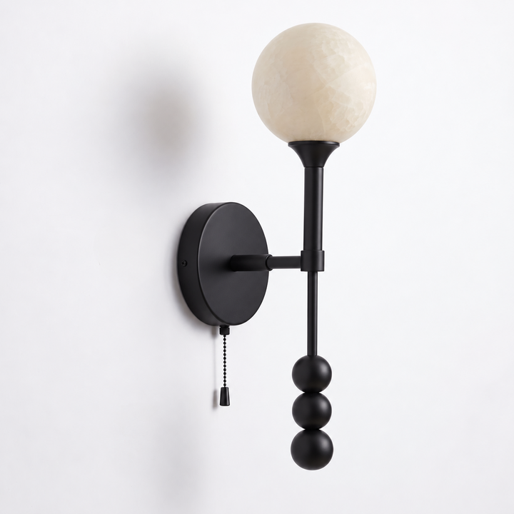 Abacus Alabaster Wall Sconce