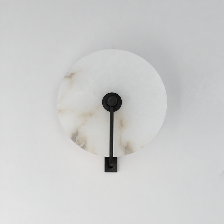 Medallion Alabaster Wall Sconce
