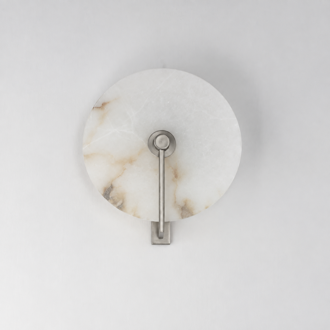 Medallion Alabaster Wall Sconce