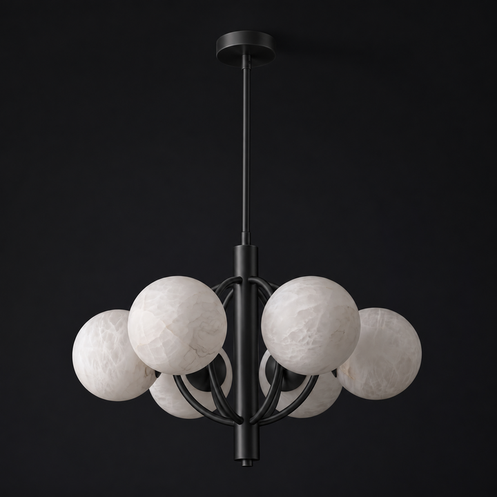 Orbit Alabaster Chandelier