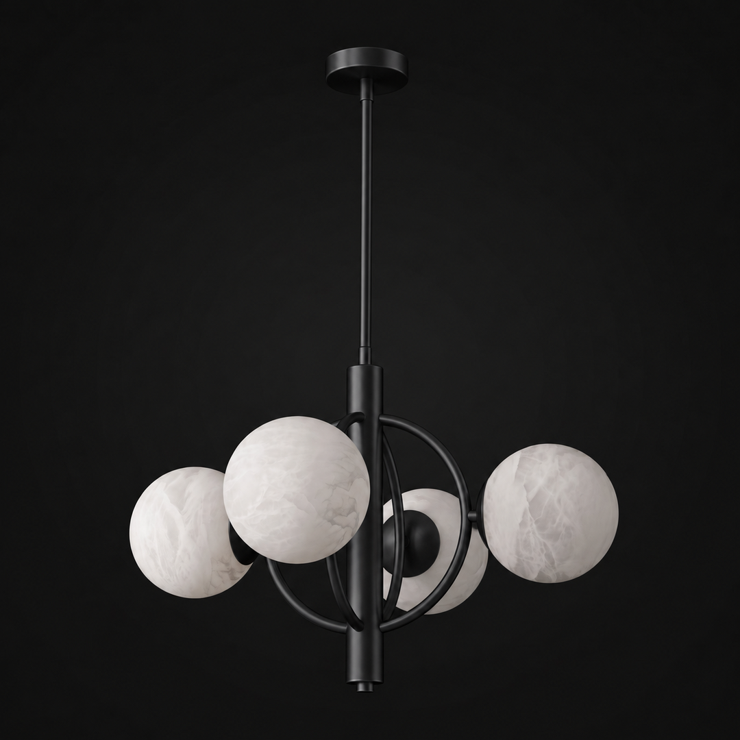 Orbit Alabaster Chandelier